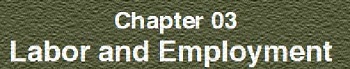 Chapter 03: Labor and Employment